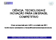 Ciencia tecnologia e inovaçao brasil competitivo