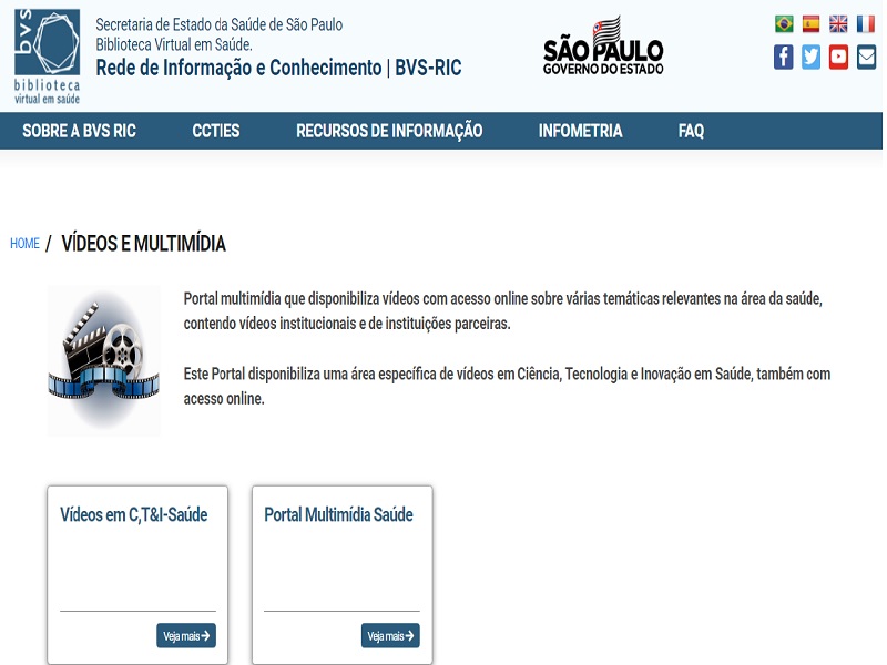 Conheça o Portal Multimídia fonte de informação disponível na BVS Rede
