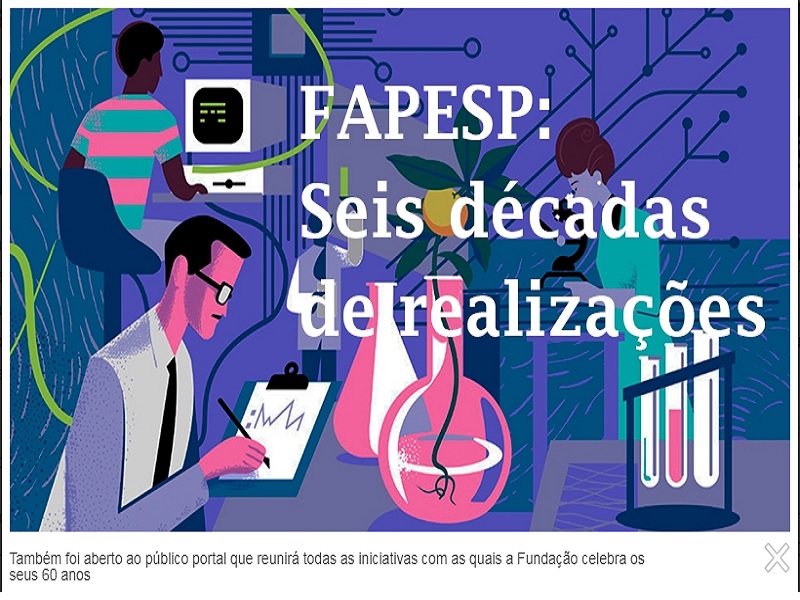 FAPESP lança primeiro fascículo digital do livro “FAPESP 60 anos: Ciência, Cultura e Desenvolvimento”