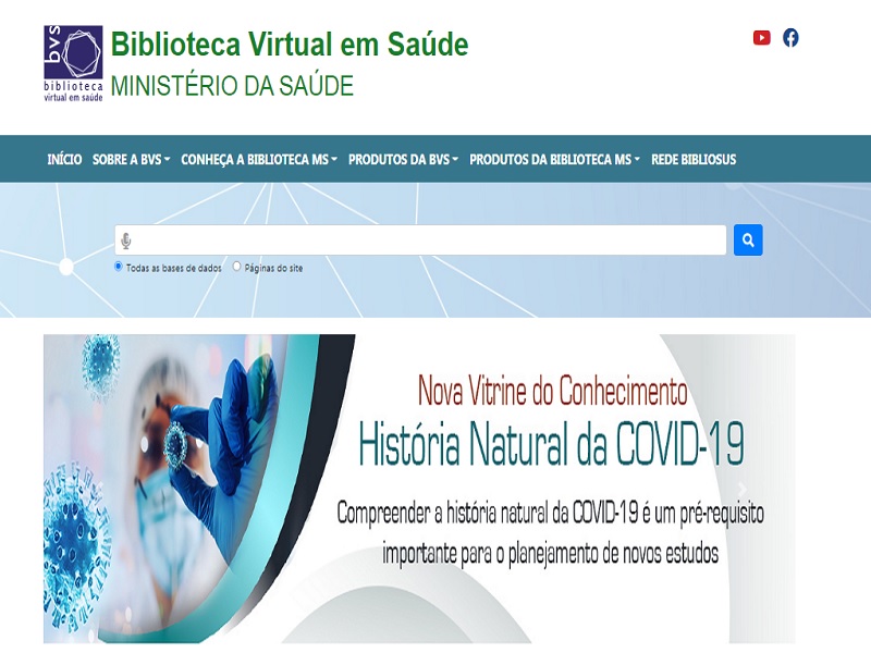 BVS do Ministério da Saúde lança Vitrine do Conhecimento sobre a História Natural da Covid-19